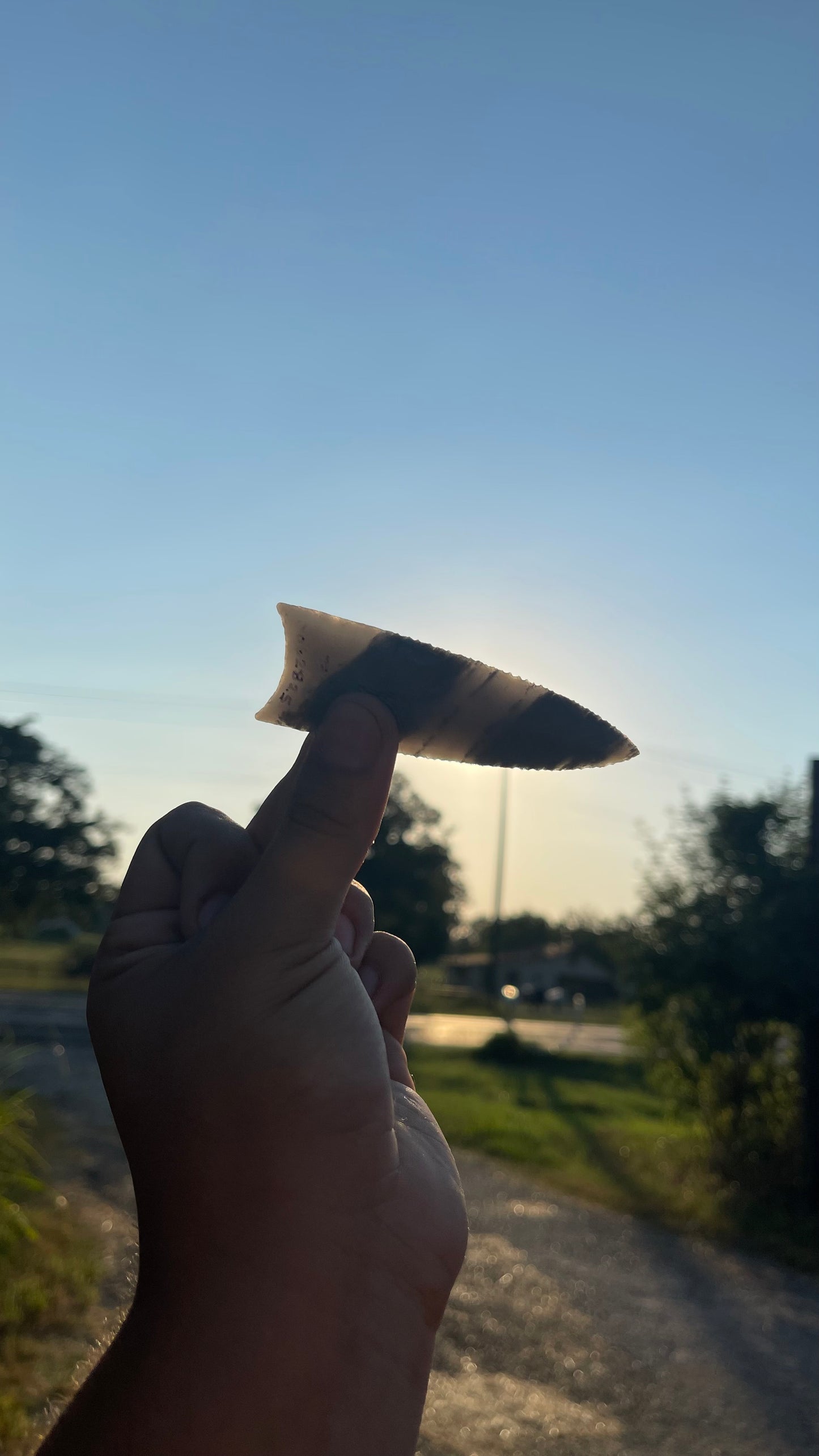 Novaculite arrowhead