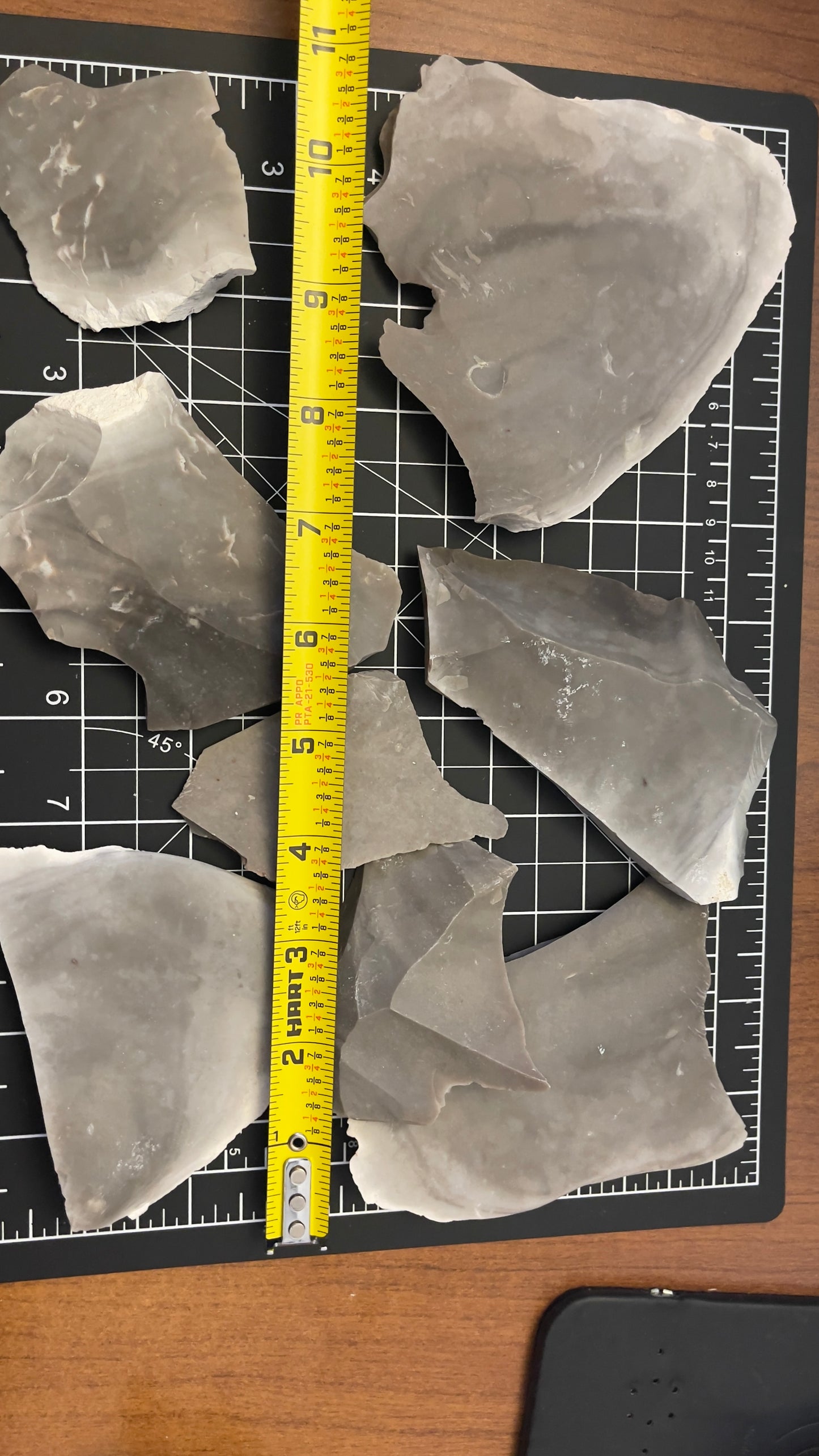 3lbs of Heat treated Georgetown flint flakes