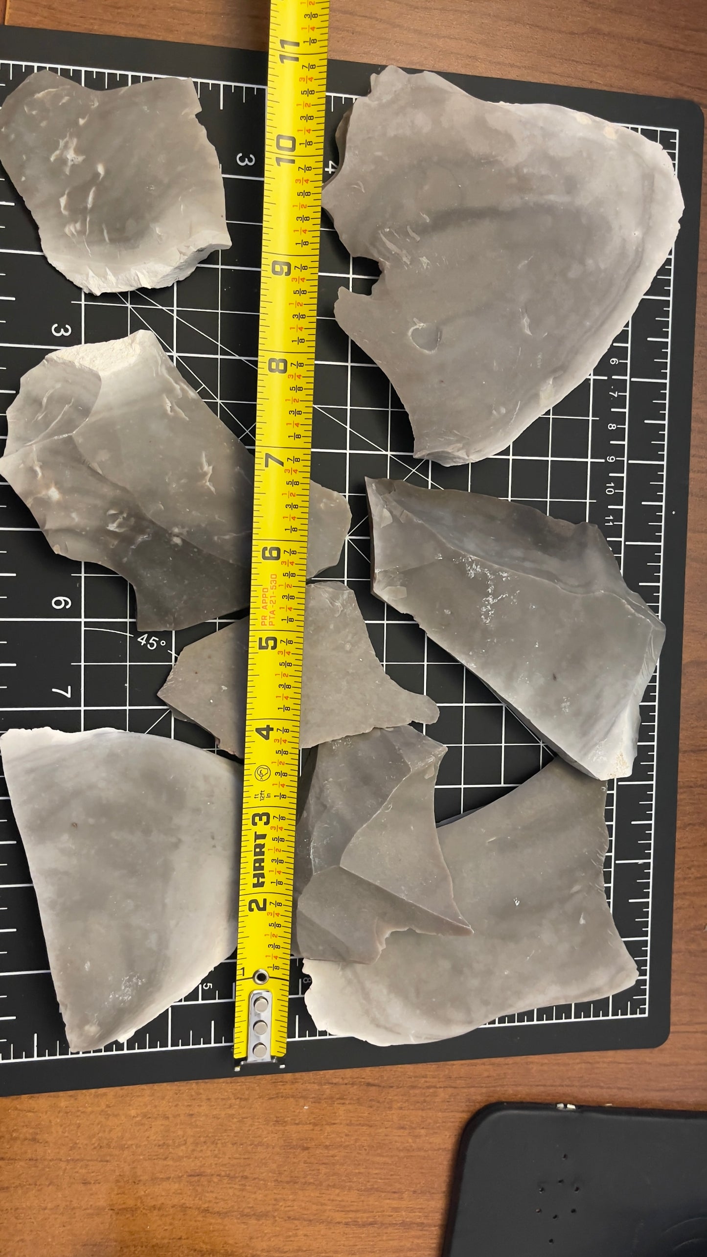 3lbs of Heat treated Georgetown flint flakes