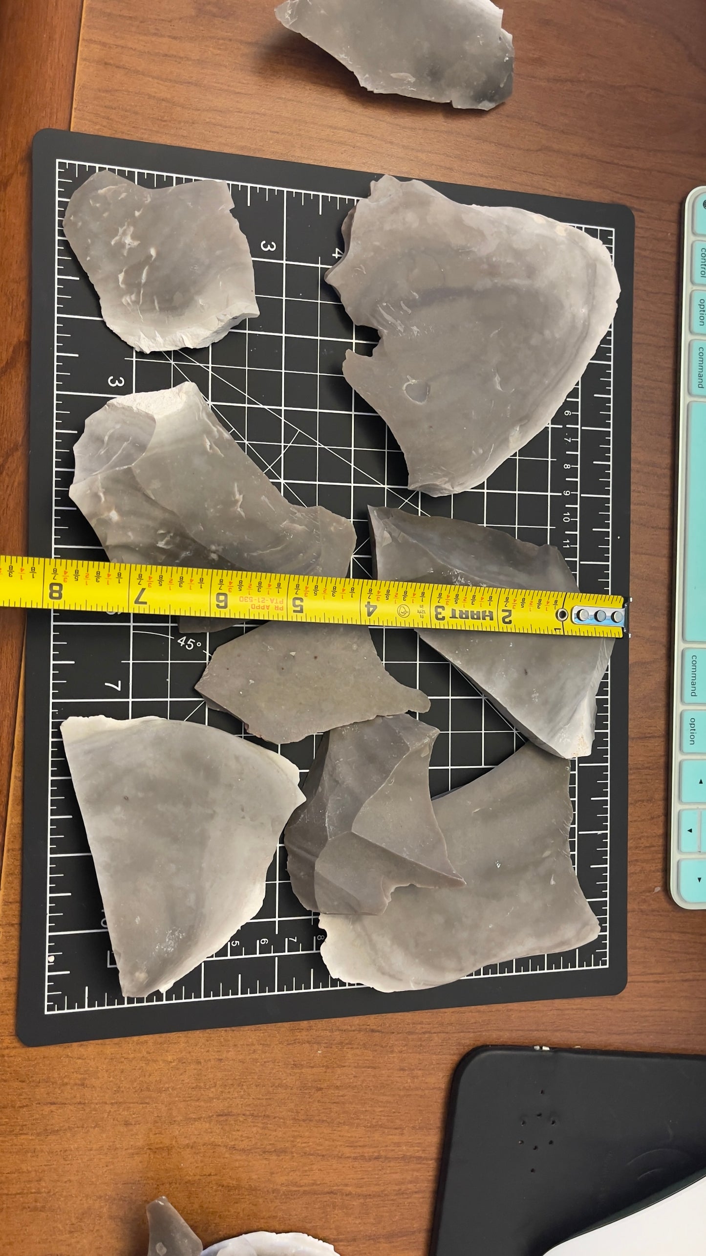 3lbs of Heat treated Georgetown flint flakes