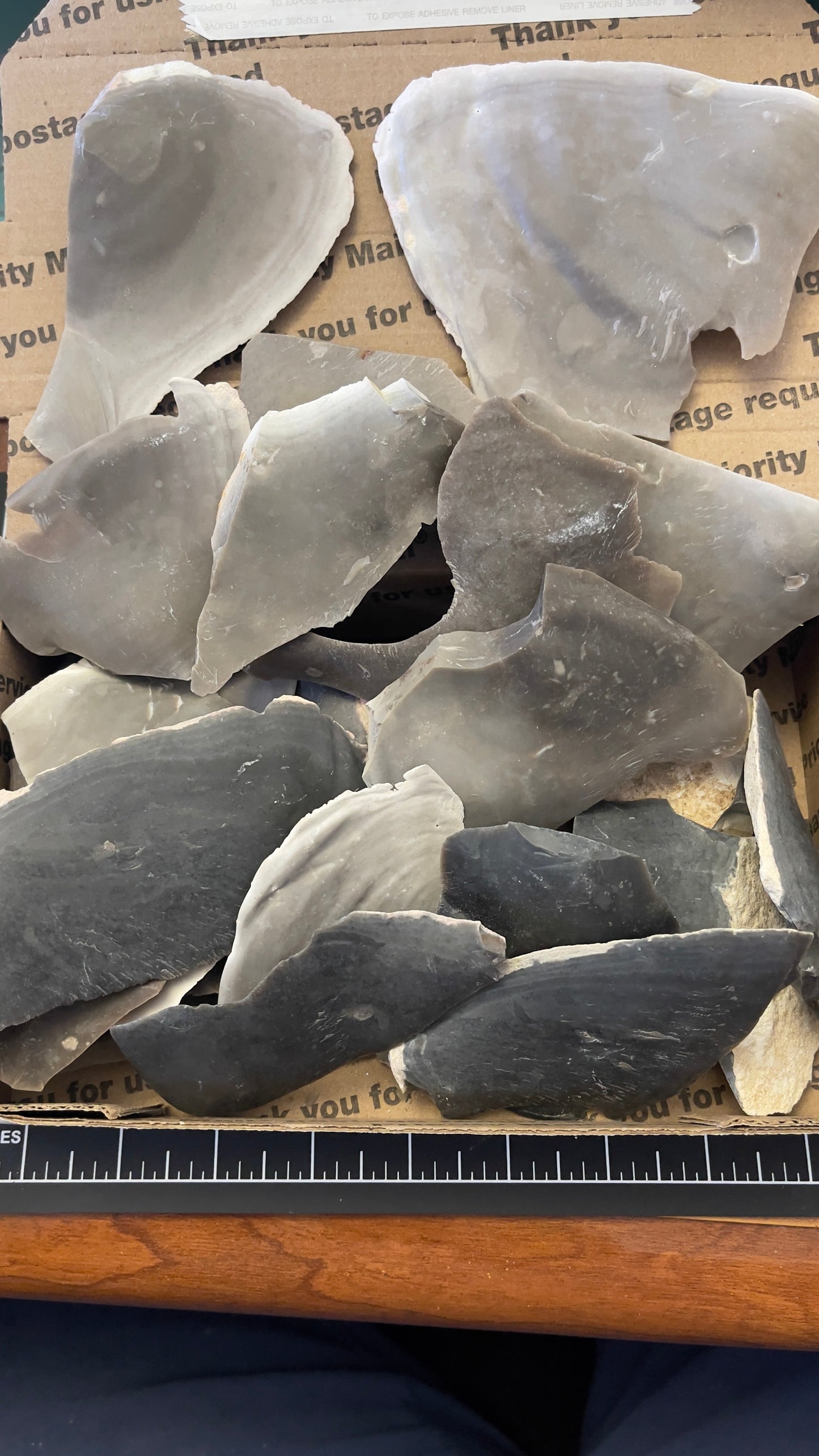 3lbs of Heat treated Georgetown flint flakes