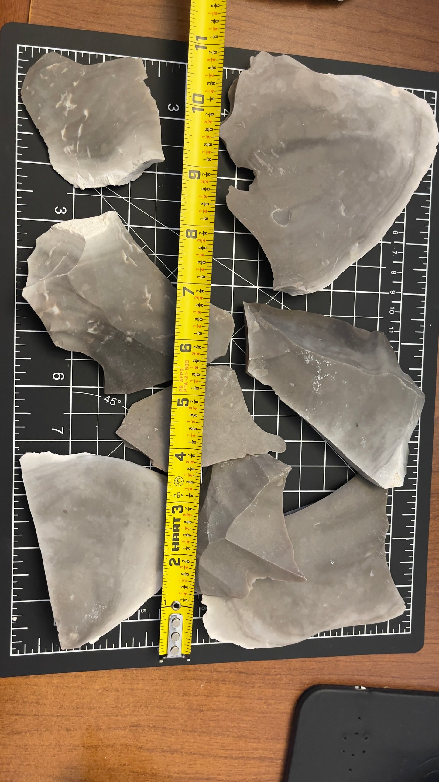 3lbs of Heat treated Georgetown flint flakes