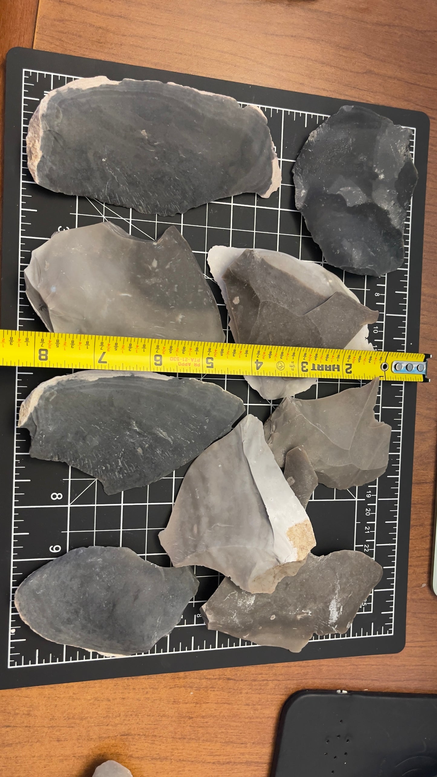3lbs of Heat treated Georgetown flint flakes