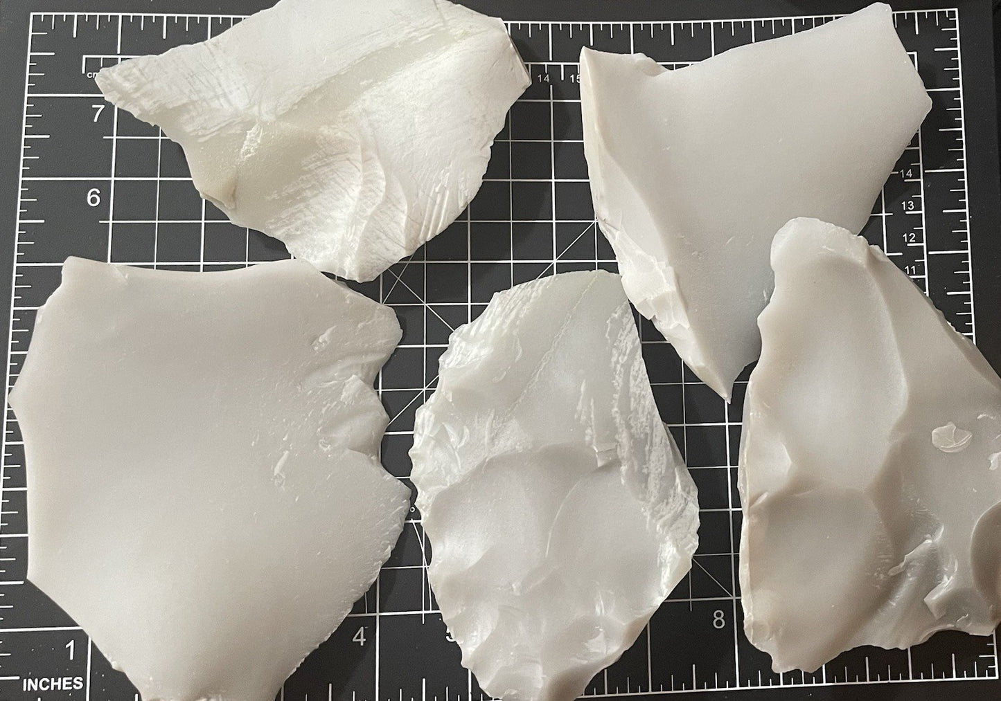 15+ lbs Of High Grade Heat Treated Novaculite (large Spalls) FREE SHIPPING