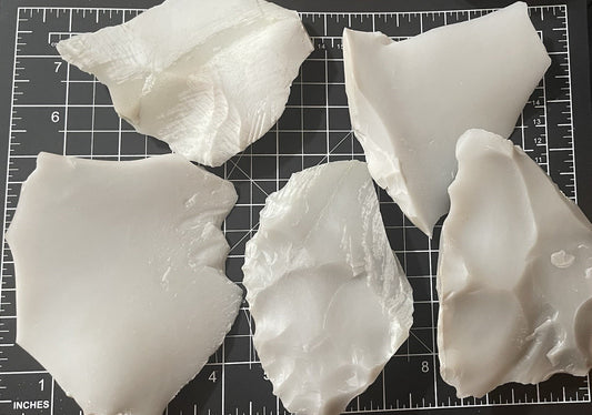 15+ lbs Of High Grade Heat Treated Novaculite  (large Spalls) FREE SHIPPING