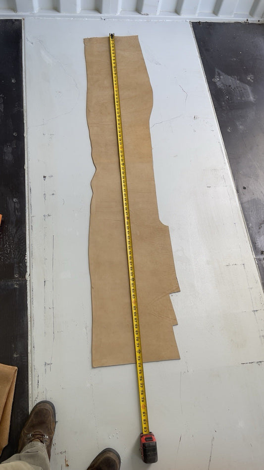 Large Soft Super Thick Saddle Back Leather Leg Pad Flint Knapping Free Shipping