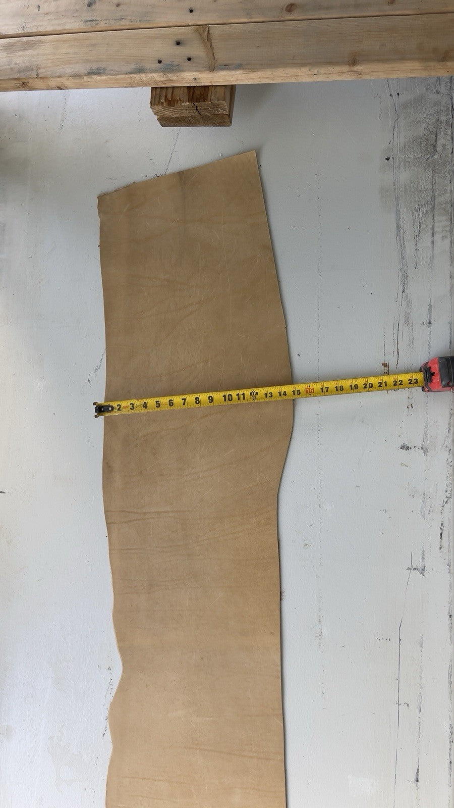 Large Soft Super Thick Saddle Back Leather Leg Pad Flint Knapping Free Shipping