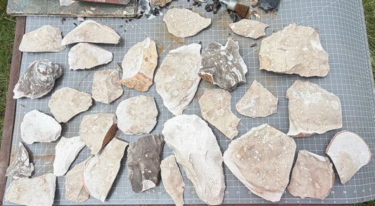 Heat treated chert spalls 5lbs