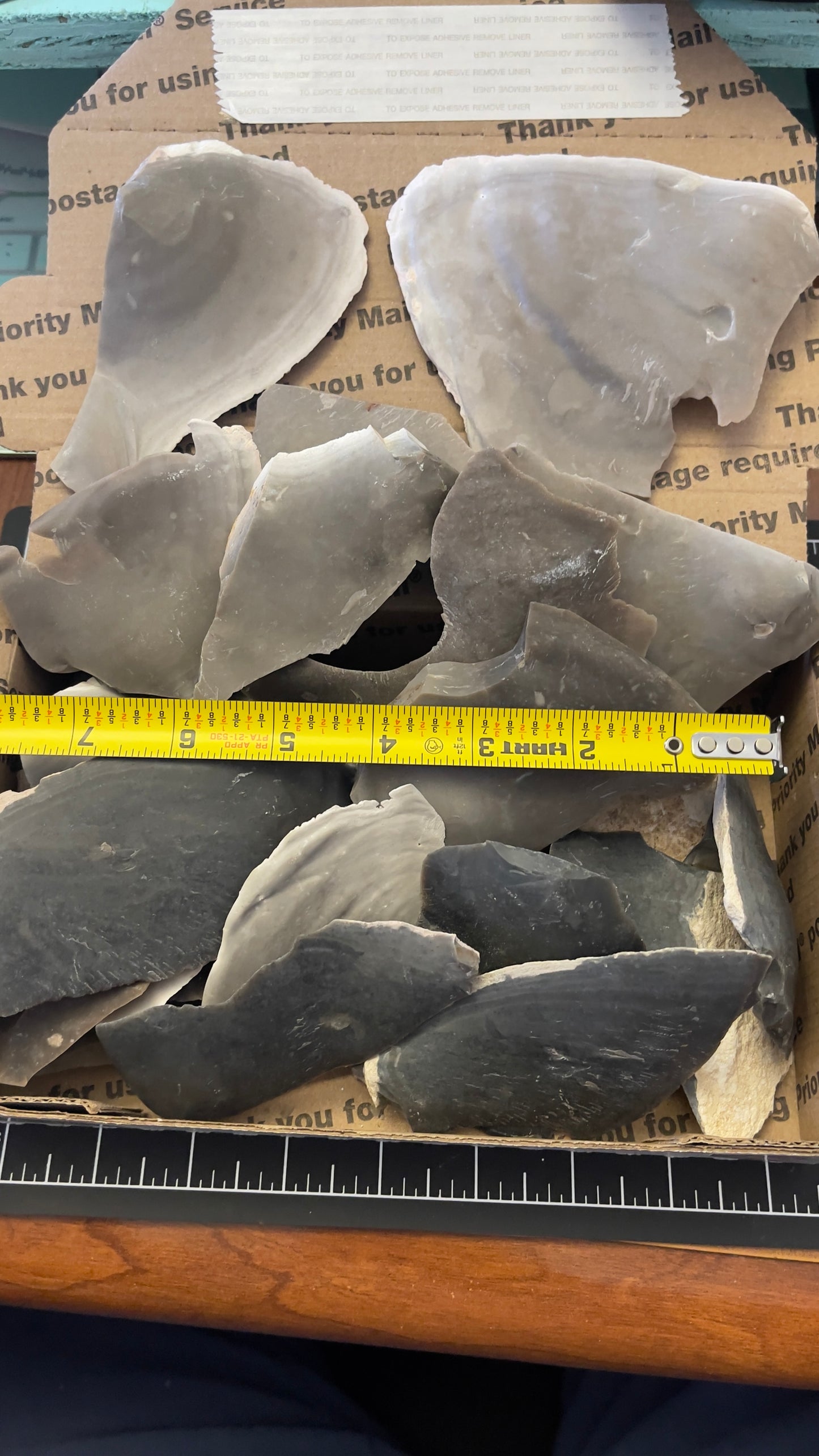 3lbs of Heat treated Georgetown flint flakes