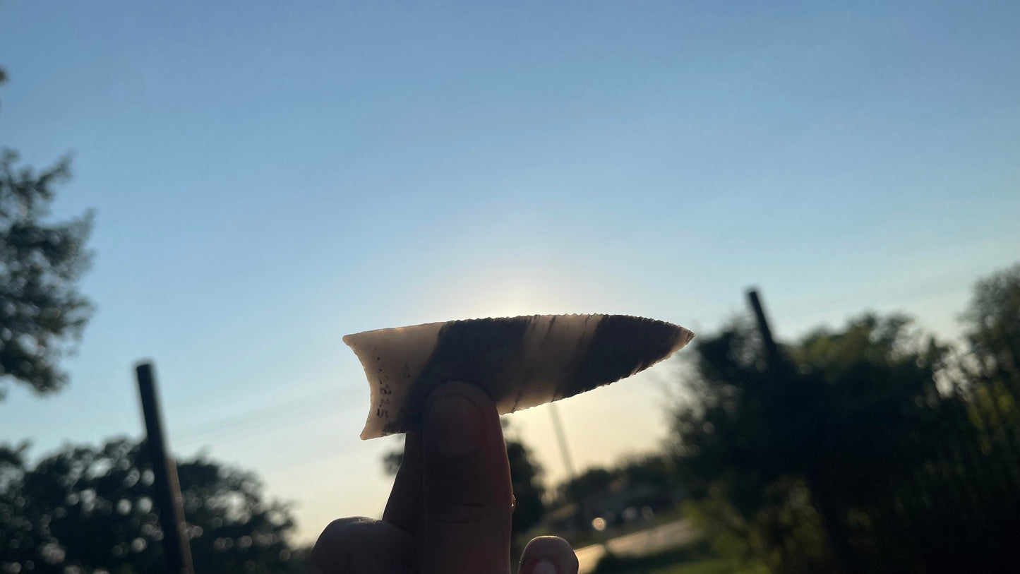Novaculite arrowhead