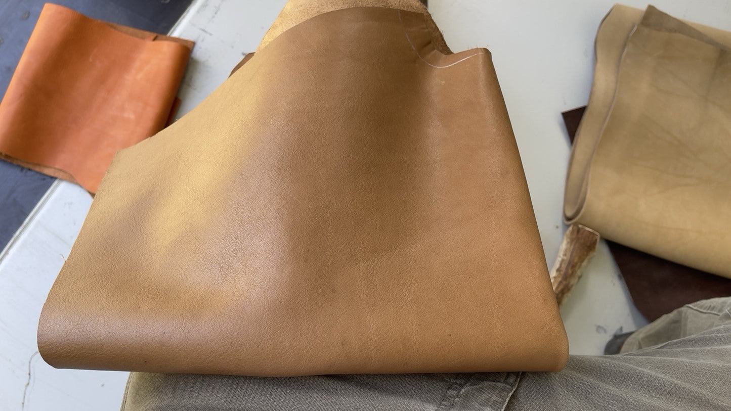 Large Soft Leather Leg Pad Flint Knapping Free Ship