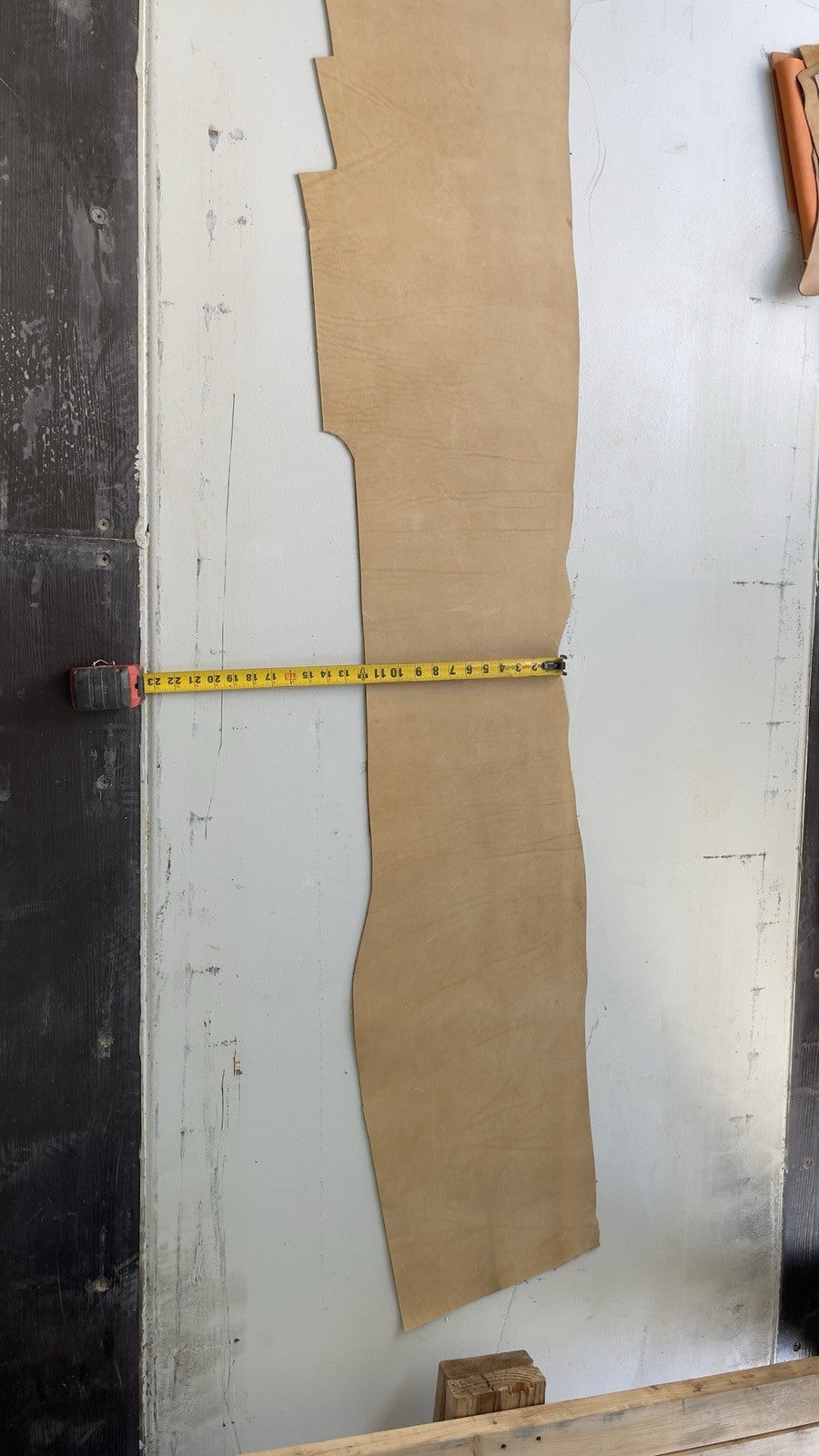 Large Soft Super Thick Saddle Back Leather Leg Pad Flint Knapping Free Shipping