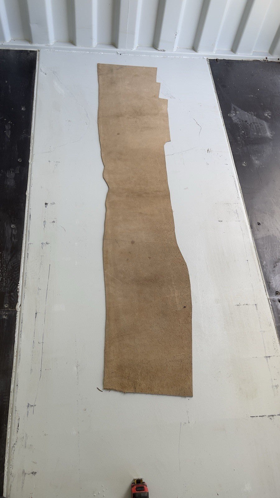 Large Soft Super Thick Saddle Back Leather Leg Pad Flint Knapping Free Shipping