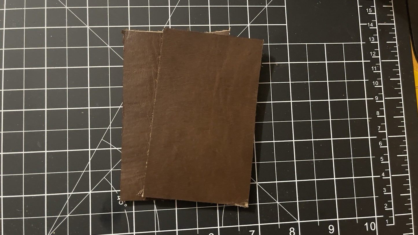 LEATHER HAND PAD Flint Knapping Primitive Knife Ishi Stick Preform Tool