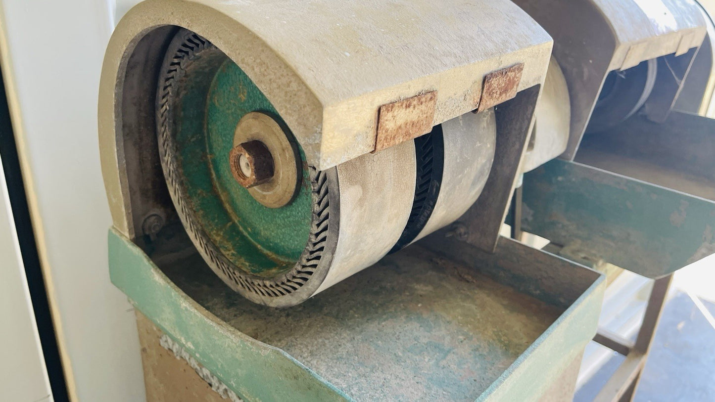 Vintage highland park lapidary Grinder Rock Polisher Machine Model8EDCF W/ Motor