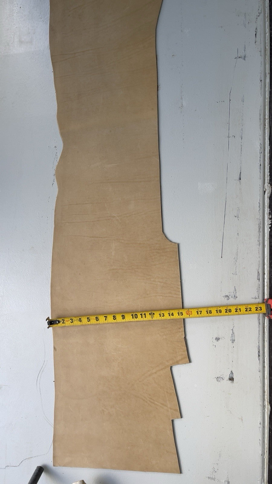 Large Soft Super Thick Saddle Back Leather Leg Pad Flint Knapping Free Shipping