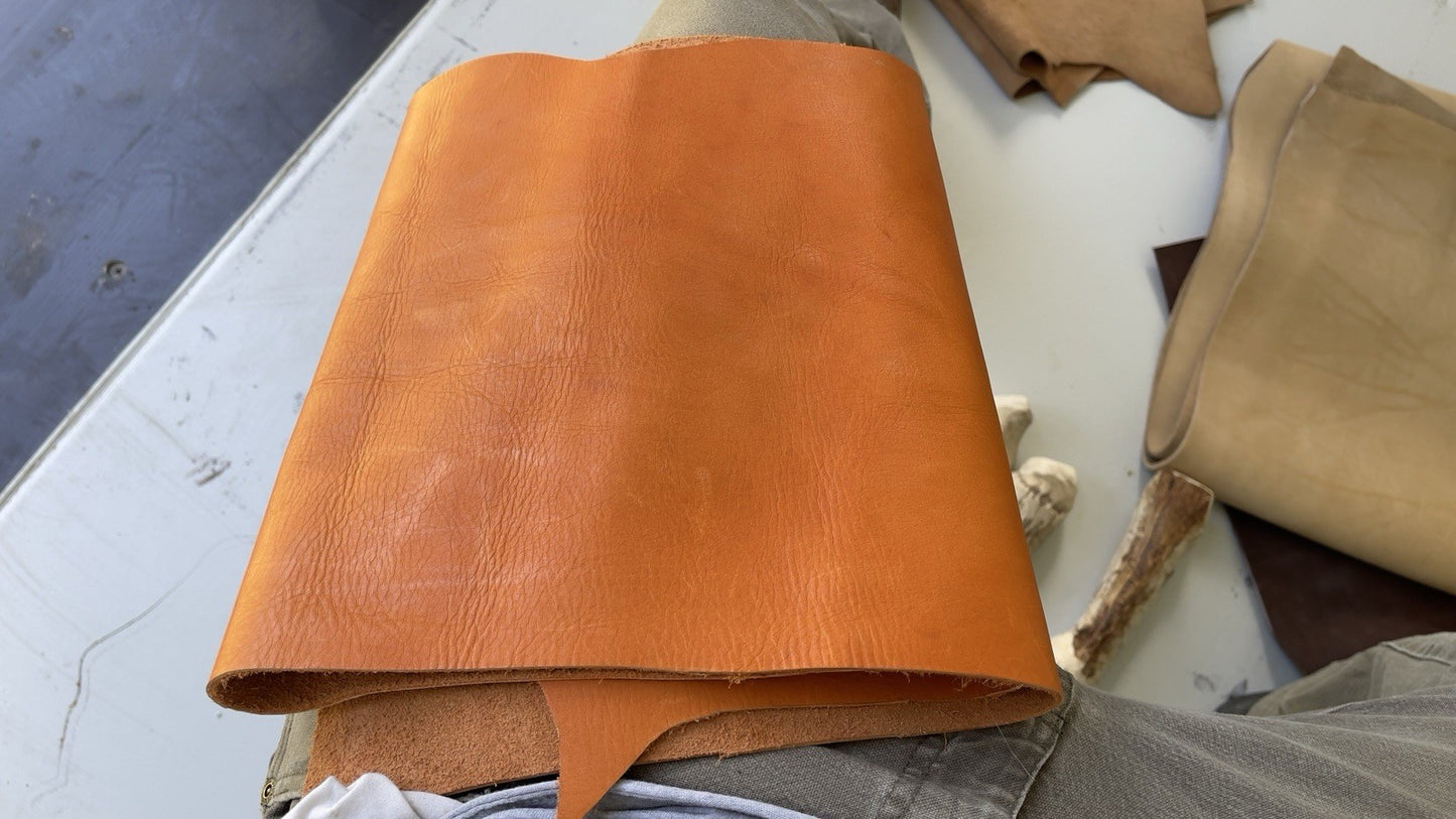 Large Soft Leather Leg Pad Flint Knapping Free Ship